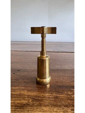 Vintage Brass Wine Corkscrew - Made in Italy